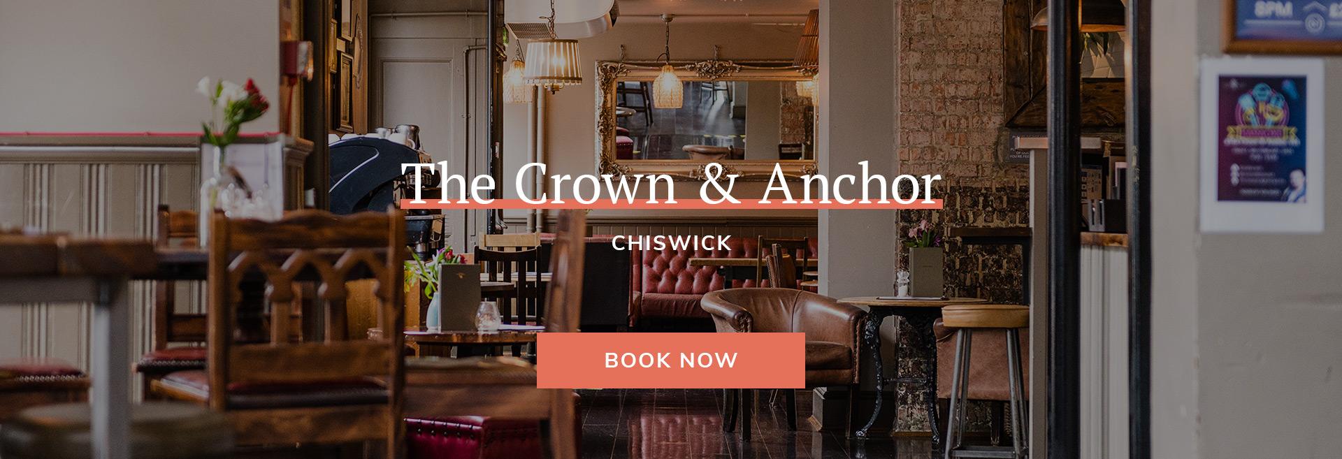 Join us at The Crown and Anchor Chiswick in London for delicious pub food